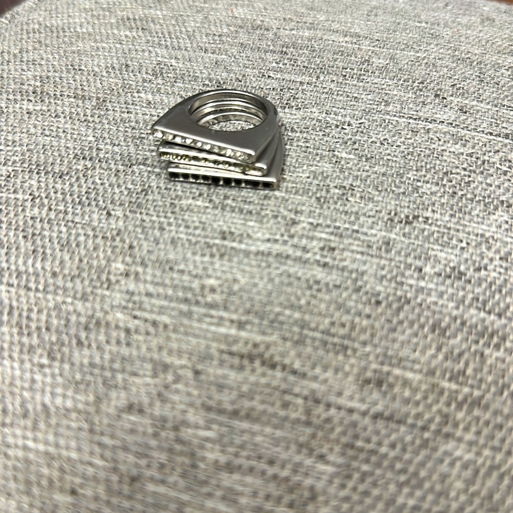 Silver Ring Stack - Picture 2 of 3